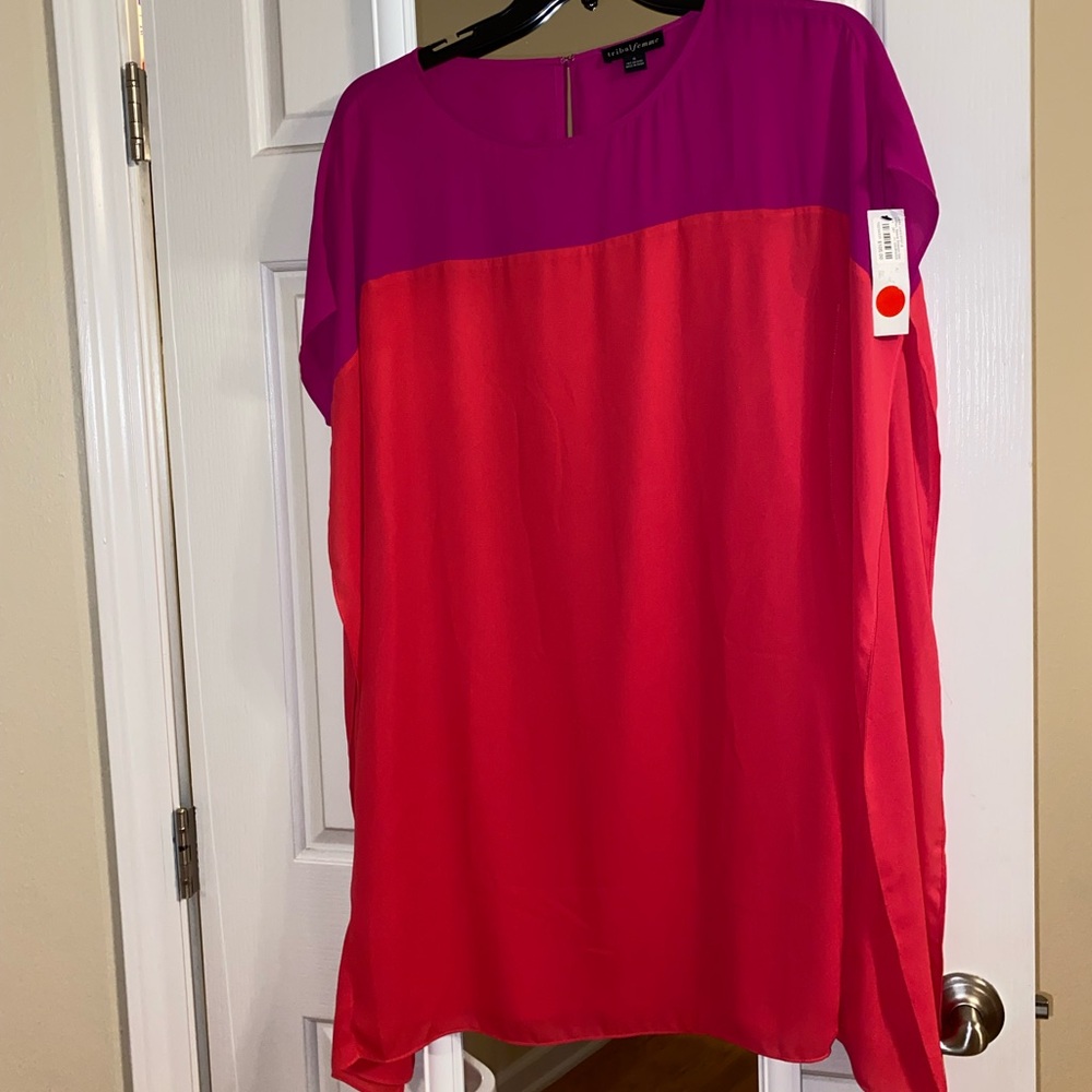 Split color dress!